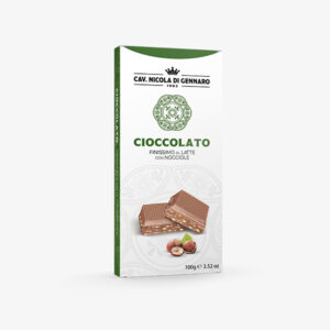 Cioccolato finissimo al latte con nocciole