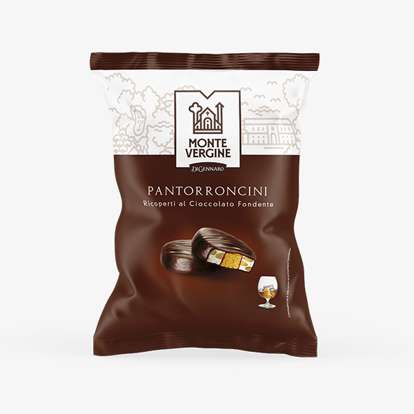 Pantorroncini al liquore di Benevento ricoperti al cioccolato fondente