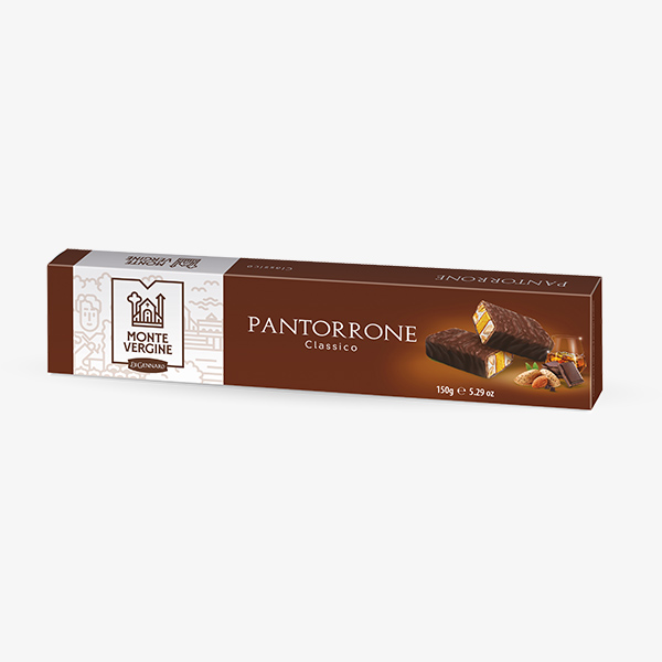 Pantorrone al liquore di Benevento ricoperto al cioccolato fondente