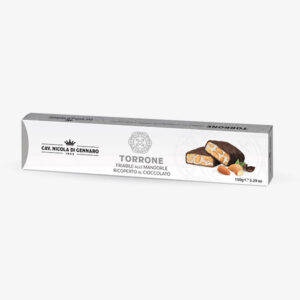 Torrone friabile ricoperto al cioccolato